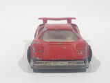 Vintage Majorette No. 237 Lamborghini Countach Red 1/56 Scale Die Cast Toy Car Vehicle