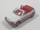 Vintage Majorette No. 281 / 210 Peugeot 205 GTI Convertible White 1/53 Scale Die Cast Toy Car Vehicle Made in France