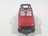 Vintage Majorette No. 252 JP4 Red 1:47 Scale Die Cast Toy Car Vehicle Made in France