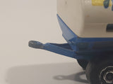Vintage Majorette Milky The Good Milk Ford Truck and Trailer White and Blue 1/100 Scale Die Cast Toy Vehicle