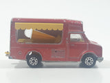 Vintage Majorette No. 224 / 259 Fourgon Ice Cream Truck Dark Red 1/57 Scale Die Cast Toy Vehicle with Slide Out Canopy Made in France
