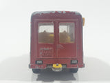 Vintage Majorette No. 224 / 259 Fourgon Ice Cream Truck Dark Red 1/57 Scale Die Cast Toy Vehicle with Slide Out Canopy Made in France