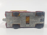 Vintage Majorette No. 224 / 259 Fourgon Ice Cream Truck Dark Red 1/57 Scale Die Cast Toy Vehicle with Slide Out Canopy Made in France