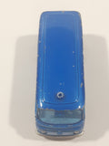Vintage Majorette No. 244 Fourgon VW Police Van Blue 1/60 Scale Die Cast Toy Vehicle with Opening Rear Hatch Made in France
