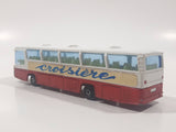 Vintage Majorette No. 373 Neoplan Bus Croisiere Red and White 1/87 Scale Die Cast Toy Car Vehicle