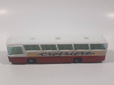 Vintage Majorette No. 373 Neoplan Bus Croisiere Red and White 1/87 Scale Die Cast Toy Car Vehicle