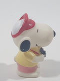 Peanuts Snoopy Cameraman Photographer Holding Camera 2" Tall Vinyl Toy Figure