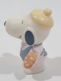 Peanuts Snoopy Painter Holding Palette and Paint Brush 2" Tall Vinyl Toy Figure