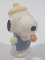 Peanuts Snoopy Painter Holding Palette and Paint Brush 2" Tall Vinyl Toy Figure