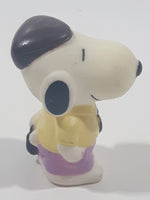 Peanuts Snoopy Businessman Holding Briefcase 2" Tall Vinyl Toy Figure