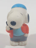 Peanuts Snoopy Holding A Cell Phone 2" Tall Vinyl Toy Figure