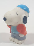 Peanuts Snoopy Holding A Cell Phone 2" Tall Vinyl Toy Figure