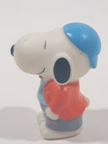 Peanuts Snoopy Holding A Cell Phone 2" Tall Vinyl Toy Figure