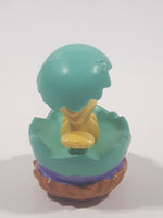 United Feature Peanuts Woodstock In Easter Egg Light Green 2 1/4" Tall PVC Toy Figure