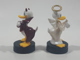 Disney Theme Parks Tagalongs Donald Duck Bad Good vs Evil Angel and Devil 4" Tall Magnetic Toy Figure Set