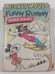 Vintage Russell Card Games Walt Disney Productions Mickey Mouse Funny Rummy Laughs Galore Card Game 49 Cards