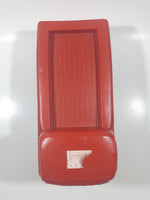 Vintage Mickey Mouse and Donald Duck Busy Bus Red Plastic 11" Long Toy Car Vehicle