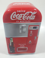 Coca-Cola Drink Coca-Cola In Bottles Refrigerator Vending Machine Shaped Tin Metal Container
