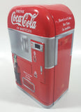 Coca-Cola Drink Coca-Cola In Bottles Refrigerator Vending Machine Shaped Tin Metal Container