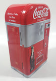 Coca-Cola Drink Coca-Cola In Bottles Refrigerator Vending Machine Shaped Tin Metal Container