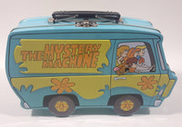 2000 Hanna Barbera Scooby Doo The Mystery Machine Shaped Embossed Tin Metal Lunch Box