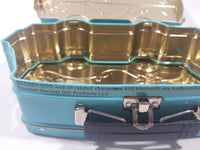 2000 Hanna Barbera Scooby Doo The Mystery Machine Shaped Embossed Tin Metal Lunch Box