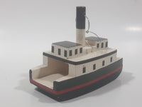 Bowen Island Ferry Wooden Boat Model 4 1/4" Long