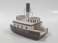 Bowen Island Ferry Wooden Boat Model 4 1/4" Long