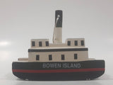 Bowen Island Ferry Wooden Boat Model 4 1/4" Long