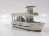 Maid Of The Mist Niagara Falls Tour Boat Wooden Model 6" Long