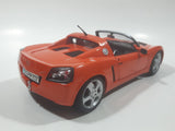 Maisto Opel Speedster Convertible Orange 1/18 Scale Die Cast Toy Car Vehicle with Opening Hood, Doors, and Trunk 8 1/4" Long