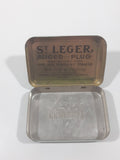 Vintage St Leger Sliced Plug Ripe Old Kentucky Tobacco Tin Metal Container Hinged Case