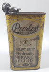 Vintage Peerless Products Heavy Duty Hydraulic Brake Fluid One Imperial Quart Metal Can Calgary, Canada