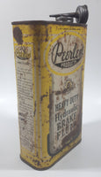 Vintage Peerless Products Heavy Duty Hydraulic Brake Fluid One Imperial Quart Metal Can Calgary, Canada