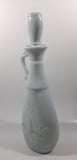 Vintage 1963 Jim Beam Whisky Delft Blue Windmill and Boat 13" Tall Decanter Bottle