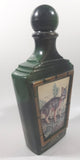 Vintage 1982 Jim Beam Kentucky Whisky Fox 11" Tall Dark Green Glass Decanter Bottle