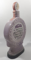 Vintage 1971 Jim Beam Kentucky Whisky 50th Anniversary B.P.O. The Does 12" Tall Embossed Decanter Bottle