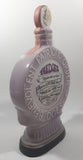 Vintage 1971 Jim Beam Kentucky Whisky 50th Anniversary B.P.O. The Does 12" Tall Embossed Decanter Bottle