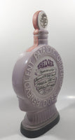 Vintage 1971 Jim Beam Kentucky Whisky 50th Anniversary B.P.O. The Does 12" Tall Embossed Decanter Bottle