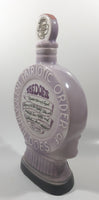 Vintage 1971 Jim Beam Kentucky Whisky 50th Anniversary B.P.O. The Does 12" Tall Embossed Decanter Bottle