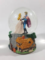 Enesco Disney Sleeping Beauty Musical Music Box Resin Glass Snow Globe Plays Sleeping Beauty Waltz