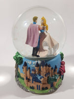 Enesco Disney Sleeping Beauty Musical Music Box Resin Glass Snow Globe Plays Sleeping Beauty Waltz