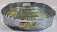 John Deere Moline, Ill Galvanized Metal Beverage Serving Tray 11 1/2" x 16"