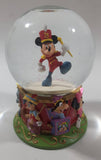 2004 The Disney Store 75th Anniversary Marching Band Mickey Mouse 5" Tall Resin Glass Snow Globe