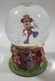 2004 The Disney Store 75th Anniversary Marching Band Mickey Mouse 5" Tall Resin Glass Snow Globe