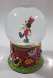 2004 The Disney Store 75th Anniversary Marching Band Mickey Mouse 5" Tall Resin Glass Snow Globe