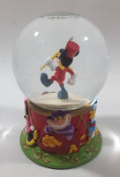 2004 The Disney Store 75th Anniversary Marching Band Mickey Mouse 5" Tall Resin Glass Snow Globe