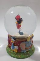 2004 The Disney Store 75th Anniversary Marching Band Mickey Mouse 5" Tall Resin Glass Snow Globe