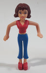 2006 McDonald's Mattel Polly Pocket Polly World Lila 3 1/2" Tall Toy Figure