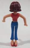 2006 McDonald's Mattel Polly Pocket Polly World Lila 3 1/2" Tall Toy Figure